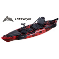 LSF Canoe/Kayak Factory 1 person single  Ocean Fishing Kayak with Adjustable Hro Comfort Seat